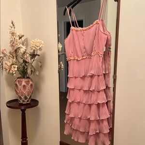 Pink Ruffled Dress